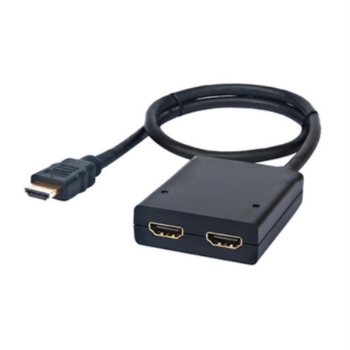 [105747] Nanocable - Duplicador / Splitter HDMI V1.3 (1 entrada, 2 salidas) - 1080P - Alimentador incluido - Pigtail 50cm