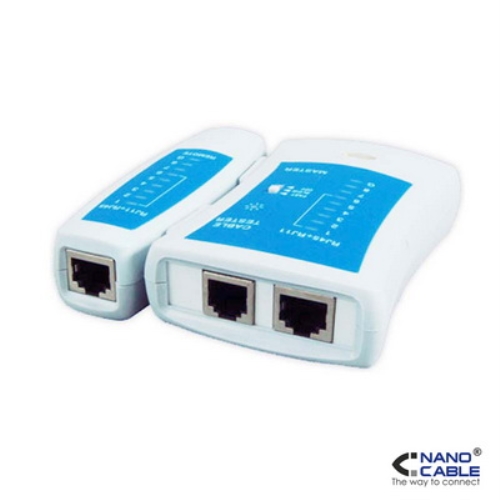 [105164] Nanocable - Testeador para cable RJ11/RJ12/RJ45