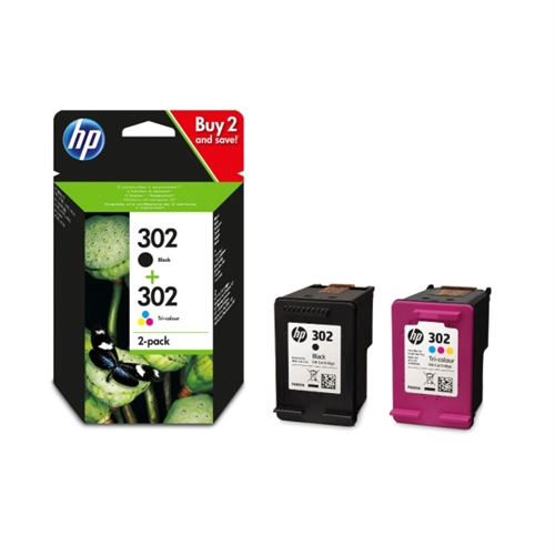 [105525] HP CARTUCHO  HEWLETT PACKARD COM PACK 302 NEGRO Y TRICOLOR