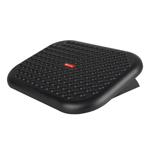 [106175] NGS FOOTREST - Reposapies ergonomico - 3 Niveles - Regulable algura - Antideslizante - Negro