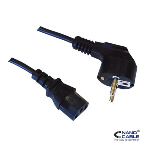 [106679] Nanocable - Cable Corriente de Red a CPU 1.5M