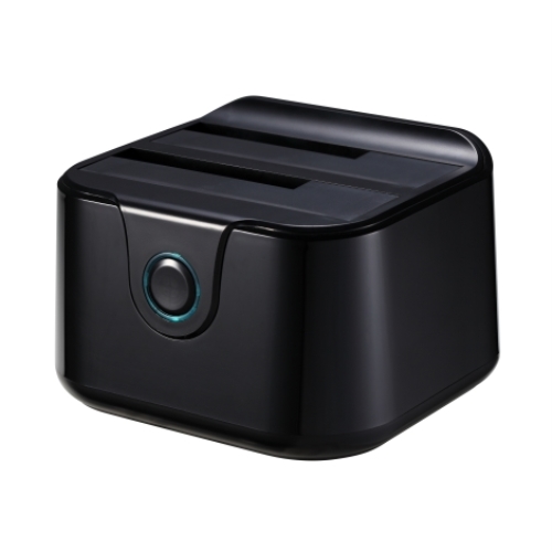 [106822] Tooq - Docking Station 2 discos SATA 2.5" / 3.5" a USB 3.0 con boton de copia de seguridad