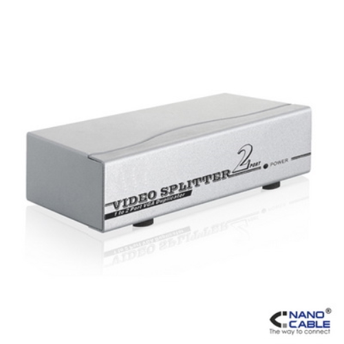 [106412] Nanocable - Splitter Multiplexor VGA - 1 entrada - 2 salidas - Aumenta hasta 65m