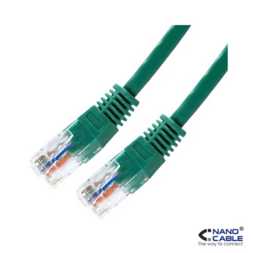 [106965] Nanocable - Cable de red latiguillo UTP CAT.5e de 3m - color Verde
