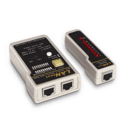 [107359] Nanocable - Tester profesional para cables RJ11/RJ12/RJ45 y coaxial