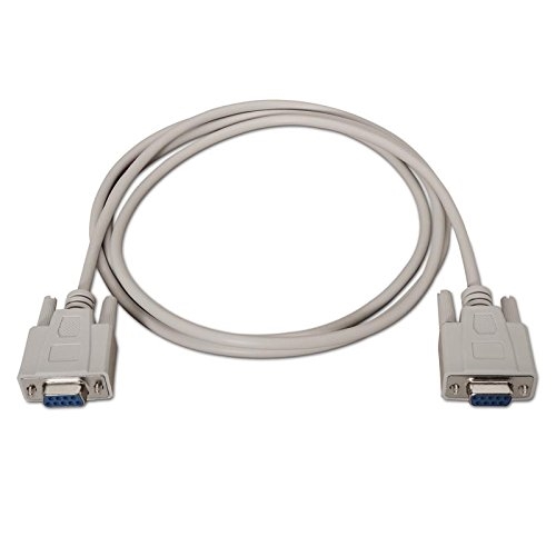 [107759] Nanocable - Cable serie NULL MODEM DB9/H A DB9/H 1.8M