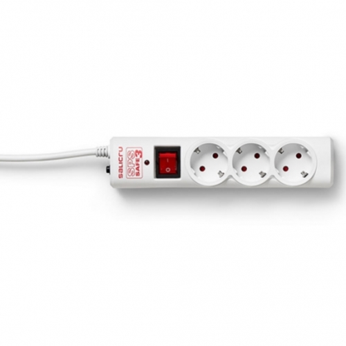 [108808] Salicru - Regleta SPS Safe 3 - 3 Tomas Schuko - Con interruptor