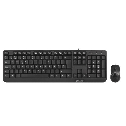 [108122] NGS - Cocoa Kit - teclado y raton - cableado - plug & play - multimedia