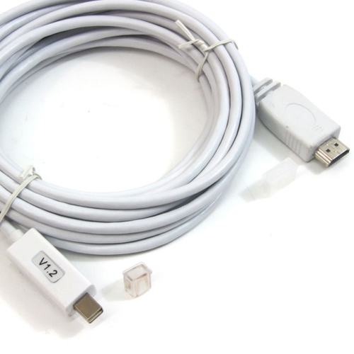 [109711] OEM - Cable Mini Displayport/M a HDMI/M - 5 metros - 1080p - Blanco