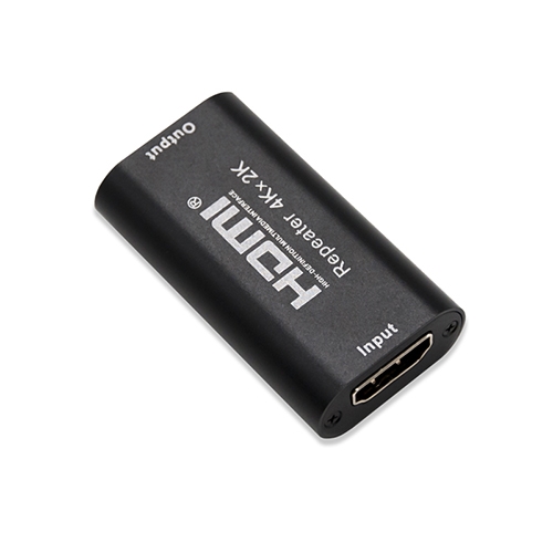 [110328] Nanocable - Repetidor HDMI A/H a A/H - Hasta 40 metros - Soporta 4K/2K - Negro