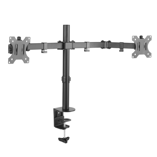 [111044] TooQ - Soporte de mesa DB1232TN-B Giratorio e Inclinable 2 Brazos para Monitor/TV 13"32" Negro