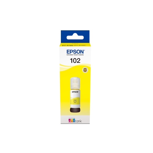 [111303] EPSON 102 EcoTank Yellow Ink Bottle ET-2700/ ET-2750/ET-3700 /ET-3750 /ET4750