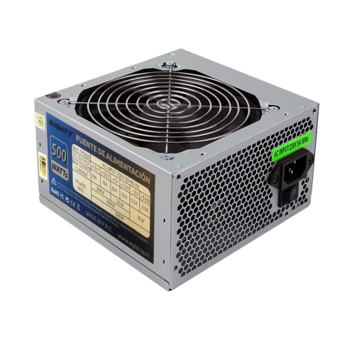 [111296] Eightt - Fuente de alimentación ATX - 500W - 4 x SATA - 2 x Molex - Ventilador 12cm