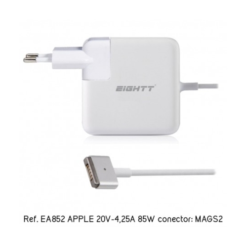 [111884] Eightt - Cargador Específico Compatible con APPLE 20V-4,25A 85W MAGSAFE2