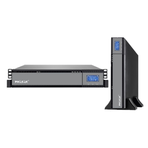 [111607] SAI Online Phasak Rack 1500 VA Online LCD/ 1500VA-1350W/ 4 Salidas/ Formato Rack