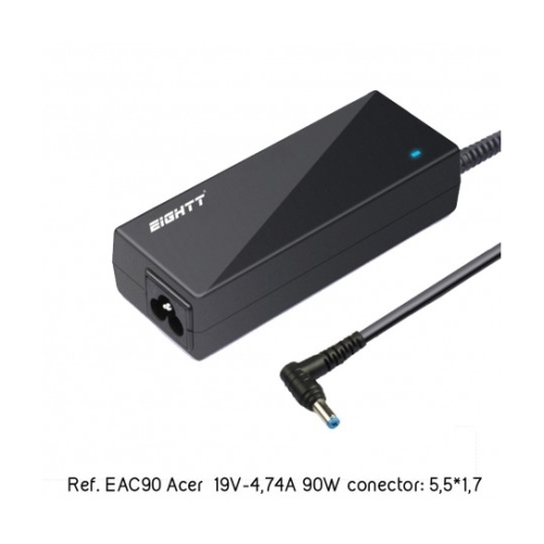[111885] Eightt - Cargador Específico Compatible con ACER 19V-4,74A 90W 5,5*1,7