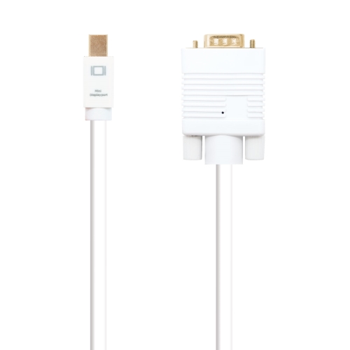 [112660] Nanocable - Cable Mini DisplayPort/M a VGA/M - Blanco - Longitud 2.0 m