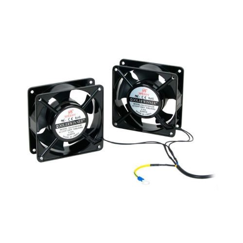 [111877] Pack 2 ventiladores para armario rack Phasak mural - 230V - 120x120x10mm