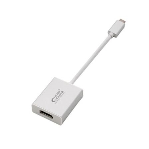 [113041] Nanocable - Conversor USB-C/M a DisplayPort/M- 15cm - Color Blanco