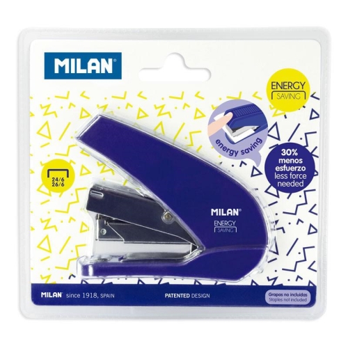 [114419] MILAN GRAPADORA COMPACTA ENERGY SAVING BLISTER AZUL