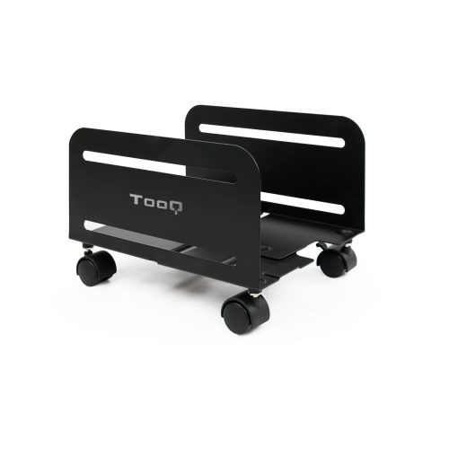 [115220] Tooq - Soporte para CPU de suelo con ruedas -  UMCS0004-B - NEGRO