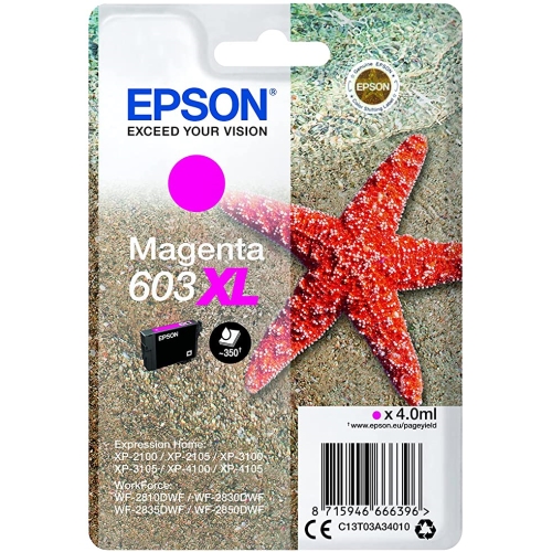 [115477] EPSON cartucho 603XL magenta - Estrella de mar