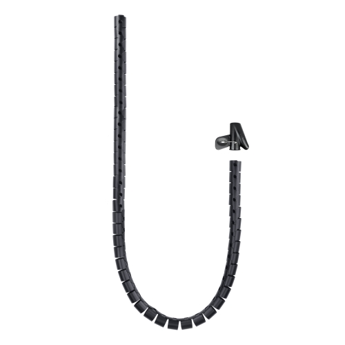 [116458] Organizador de cables flexible - 25 mm - 1.0m - Negro