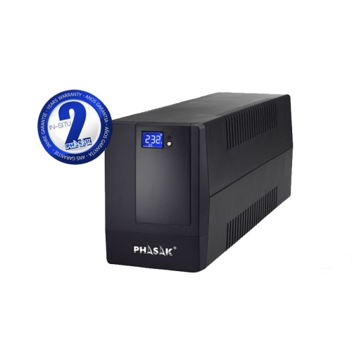 [116396] Phasak - SAI interactivo 1000VA/600W LCD Táctil