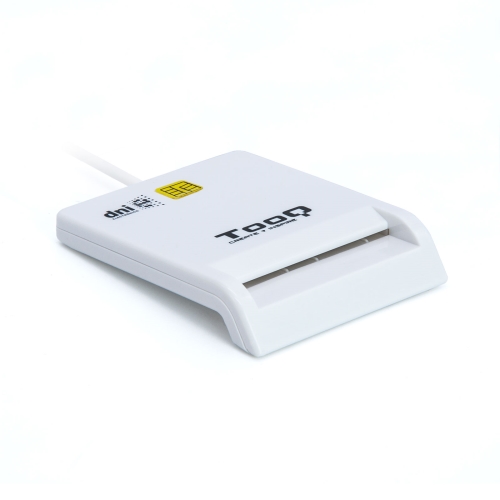[116618] Tooq - Lector de Tarjetas externo TQR-210W DNIe - USB 2.0 - Blanco