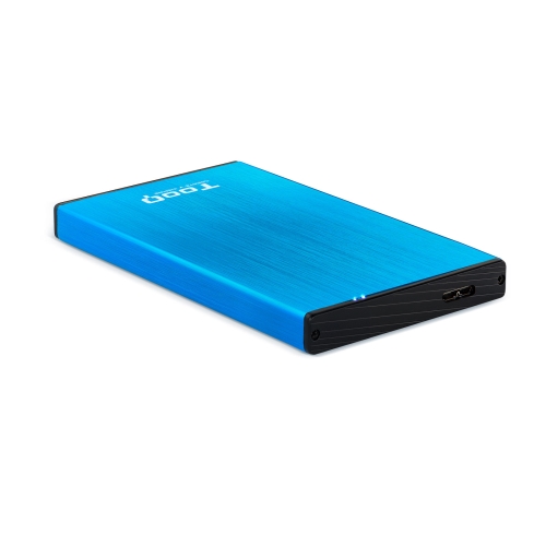 [116944] TooQ - Caja Externa TooQ TQE-2527BL - 2,5" - 9,5 mm - SATA USB 3.0/3.1 - GEN1 - Azul