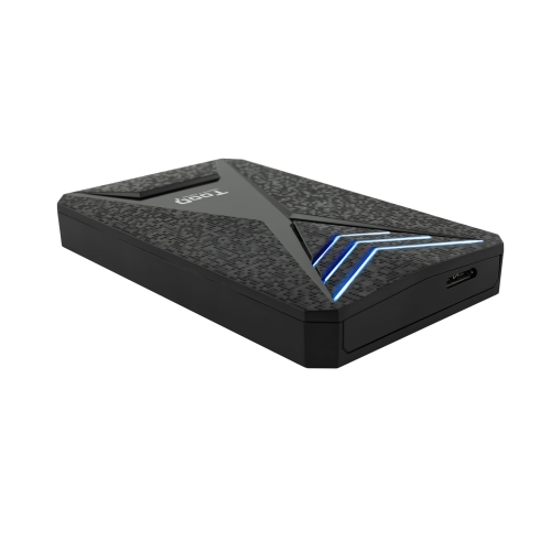 [117250] TooQ - Caja externa gaming para discos duros 2.5” SATA USB 3.0/3.1 Gen 1 LEDs azules