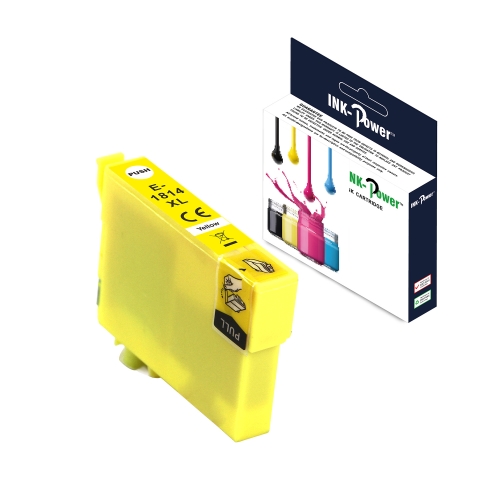 [117686] INK-POWER CARTUCHO COMP. EPSON T1814 (18XL) AMARILLO C13T18144010 12 ML
