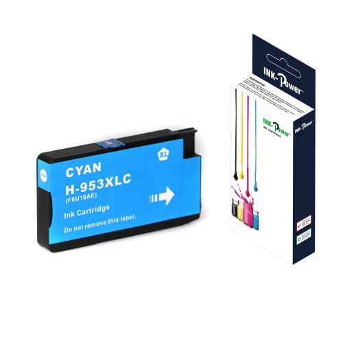 [117710] INK-POWER CARTUCHO COMP.HP 953XL CYAN F6U16AE/F6U12AE 1.600 PAGINAS