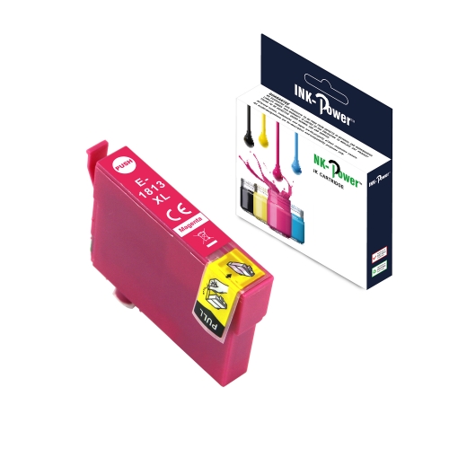 [117685] INK-POWER CARTUCHO COMP. EPSON T1813 (18XL) MAGENTA C13T18134010 12 ML