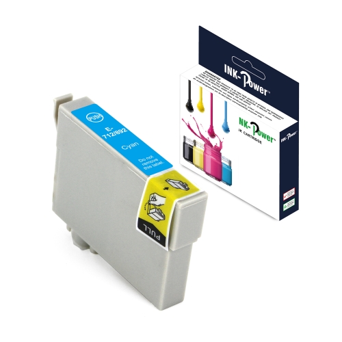 [117672] INK-POWER CARTUCHO COMP. EPSON T0712/892 CYAN C13T07124010/C13T08924010 13 ML