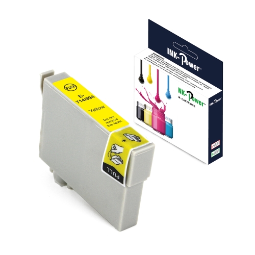 [117674] INK-POWER CARTUCHO COMP. EPSON T0714/894 AMARILLO C13T07144010/C13T08944010 13 ML