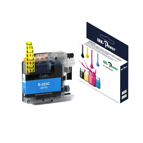 [117641] INK-POWER CARTUCHO COMP. BROTHER LC223C CYAN  9 ML