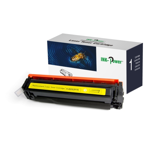 [117732] INK-POWER TONER COMP. HP CF402X /CF401A AMARILLO Nº201X/201A