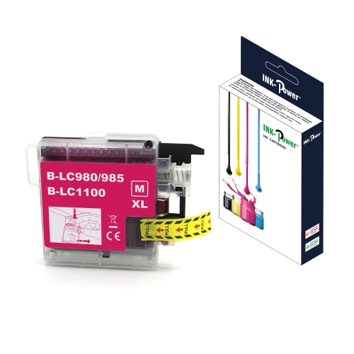 [117630] INK-POWER CARTUCHO COMP. BROTHER LC980XL/LC1100XL/LC985XL MAGENTA 18 ML