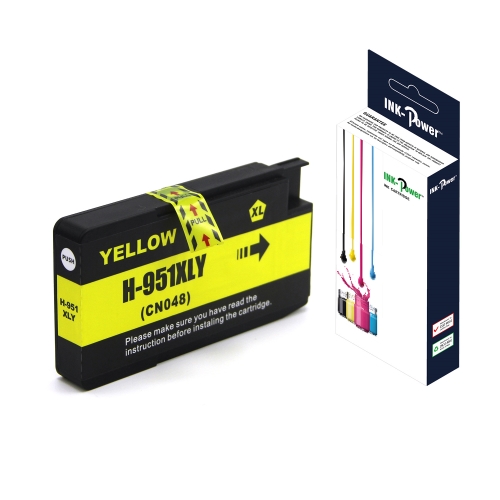 [117708] INK-POWER CARTUCHO COMP. HP Nº951XL AMARILLO CN048AE 26 ML