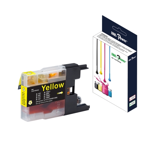[117639] INK-POWER CARTUCHO COMP. BROTHER LC1220XL/LC1240XL/LC1280XL AMARILLO LC-1240Y 16.6 ML