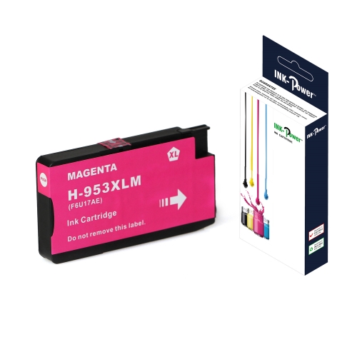 [117711] INK-POWER CARTUCHO COMP.HP 953XL MAGENTA F6U17AE/F6U13AE 1.600 PAGINAS