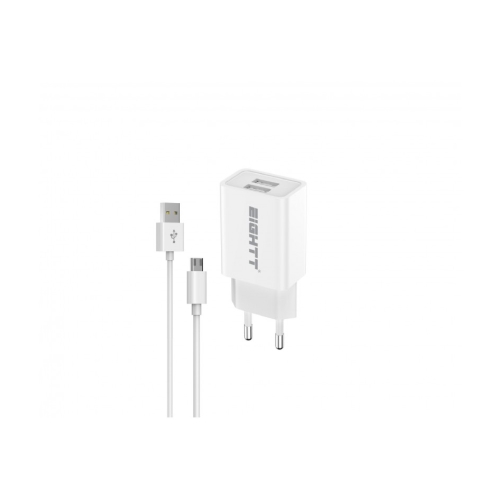 [117878] Eightt - Cargador ECW-M Smartphone Tablet Micro USB 5V 2.4A
