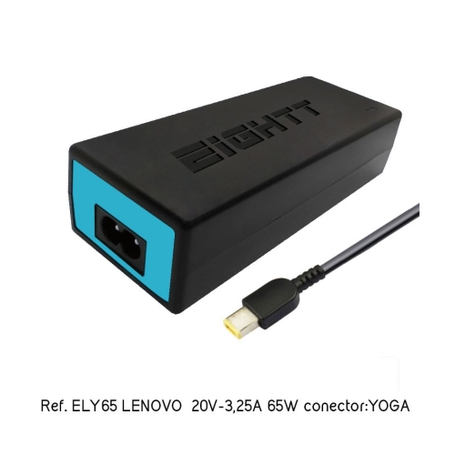 [117893] Eightt - Cargador Específico Compatible con LENOVO 20V-3,25A 65W YOGA