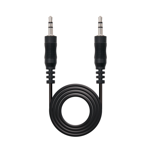 [118216] Nanocable - Cable audio estéreo Jack 3.5/M-Jack 3.5/M - Negro - 15m