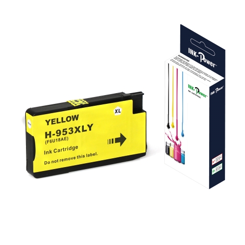 [117712] INK-POWER CARTUCHO COMP.HP 953XL AMARILLO F6U18AE/F6U14AE 1.600 PAGINAS