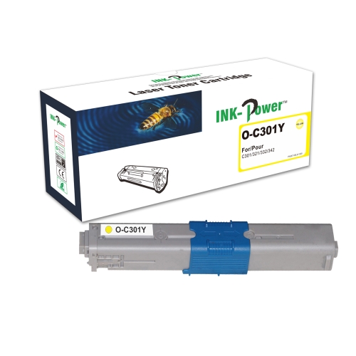 [118501] INK-POWER TONER COMP. OKI C301DN/C321DN/MC342DN AMARILLO 44973533