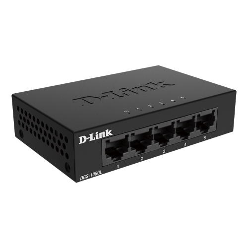 [119173] D-Link - DGS-105GL Switch 5 puertos 10/100/1000 Carcasa Metálica Plug&Play