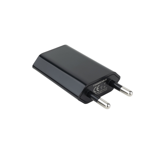 [119733] Nanocable - Mini cargador USB - 5V/1A - Negro