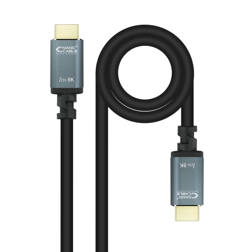 [119443] Nanocable - Cable HDMI 2.1 IRIS 8K A/M-A/M Negro - 2.0 m